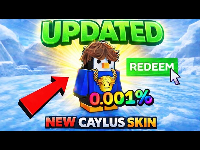 How To Get The NEW CAYLUS Skin In KNOCKOUT🐧(UPDATED) Roblox