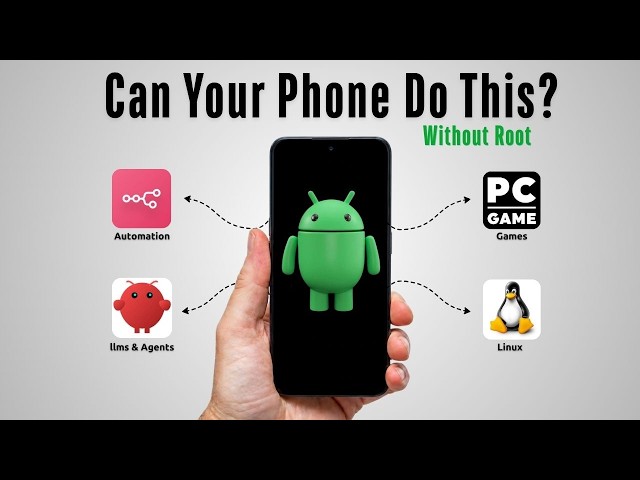 Turn Any Android Phone Into a PC, AI Server & Linux Machine — No Root