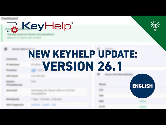 KeyHelp Version 26.1 – New Spam Protection Features, Custom Buttons & File Manager Bookmarks
