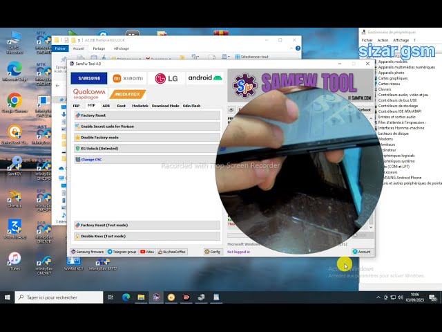Samsung A226b KG Lock MDM Remove 