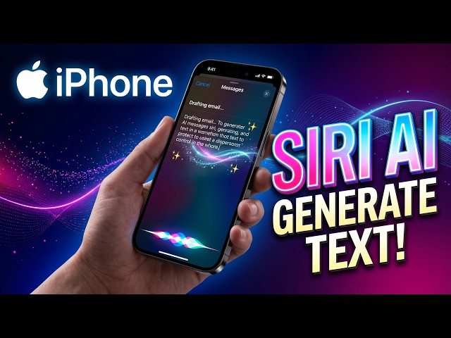 How To Use Siri AI To Generate Text On iPhone
