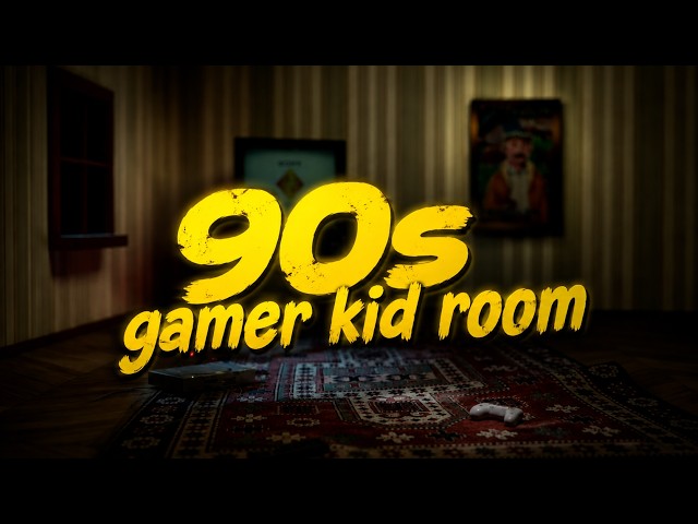 Creating a Retro 90s Gaming Room in Blender PART_1
