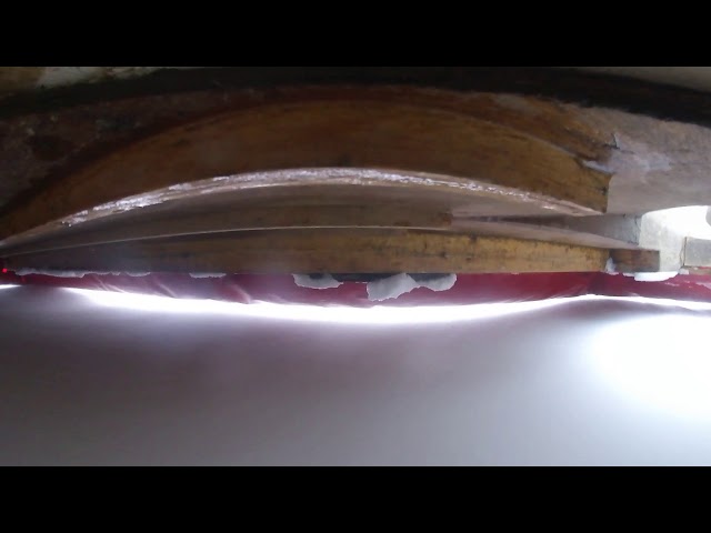 Under Hovercraft skirt view in 360