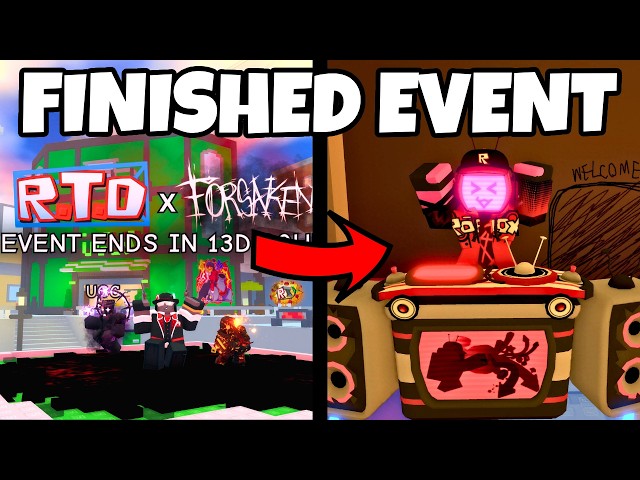 I Finished the FORSAKEN EVENT PASS in Roblox Retro Tower Defense (RTD)