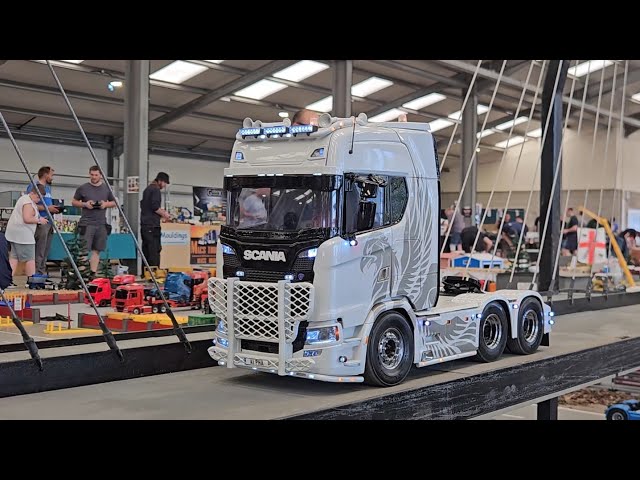 AMAZING RC Trucks in ACTION at BEST Rc Truck EVENT UK | 1/14 scale Tractor Trucks & Machines