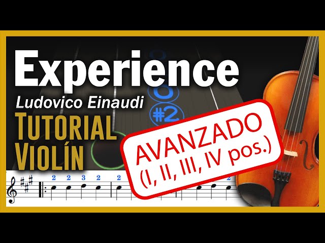 Experience (Avanzado) | Ludovico Einaudi | Violín Play Along 🎻