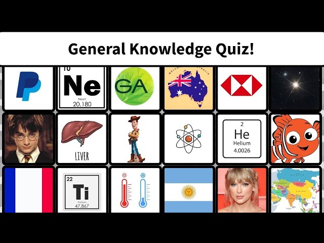 Can You Pass This General Knowledge Quiz? | Fun & Fast Trivia Game