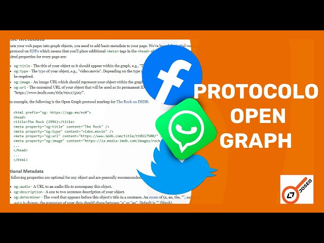 🤯¿QUÉ ES el OPEN GRAPH ? ¿ CÓMO se HACE ? ¿PARA QUÉ SIRVE? JOSEO🤯