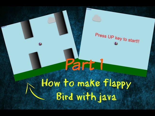 How to make flappy bird using java and javafx Part 1