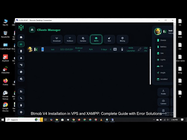 BTMOB V4  Source Code Setup Guide  | Installation in VPS | xampp | apk building Error Fix