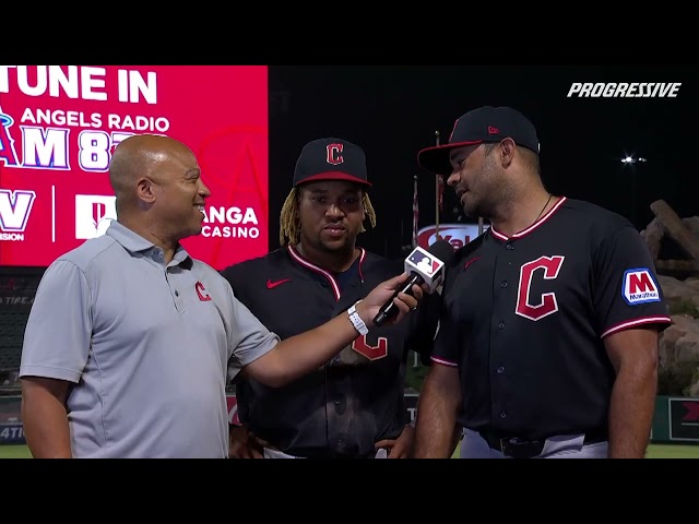 08/25/26 - CLE vs LAA - Ramírez Postgame On-Field Interview