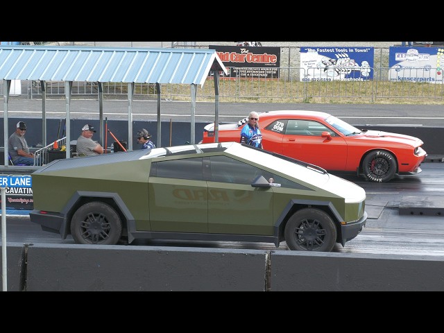 Challenger SRT vs Cybertruck