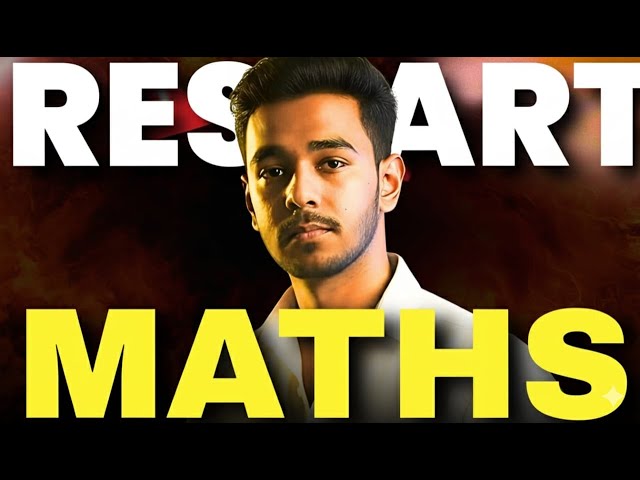 Restart JEE Maths with this roadmap (Best teachers, lectures, books)🚀