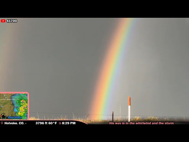 LIVE Storm Chaser - Tracking Supercells In The High Plains - Colorado/Kansas