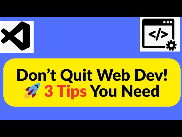 From Beginner to Pro: Three Must-Know Web Development Tips