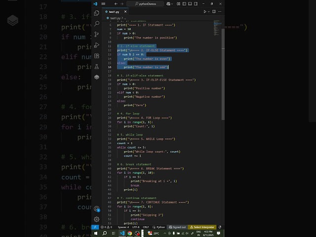 #artificialIntelligence #visualstudiocode Python Input Output Statements #python #pythoncoding