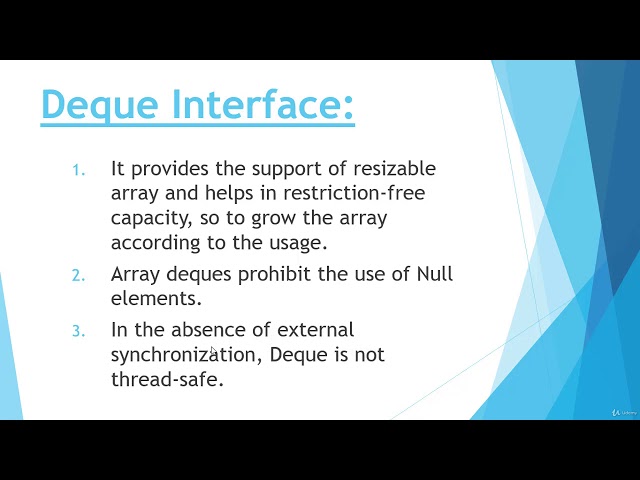 #88  Deque Interface