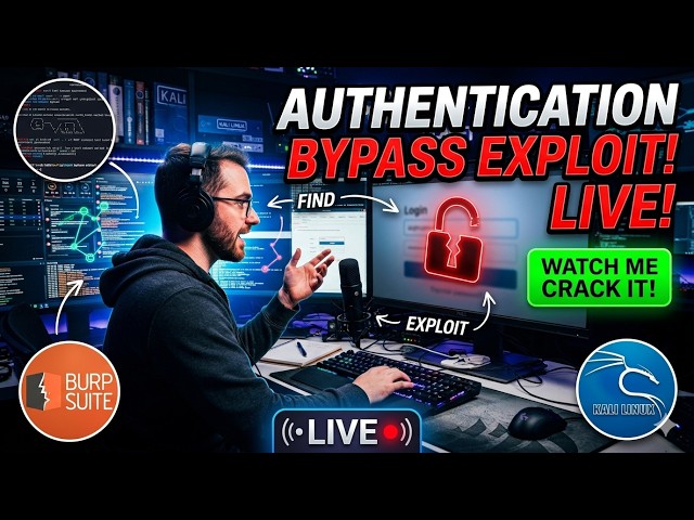 How to Find and Exploit Authentication Bypass Vulnerabilities (Live)