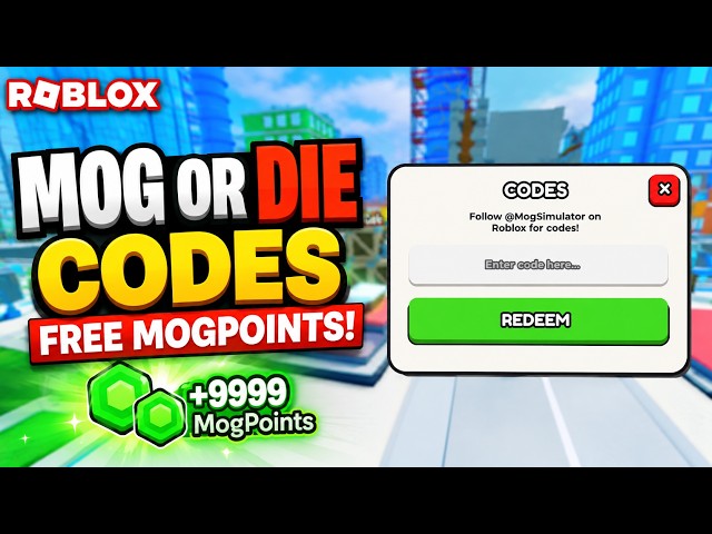 Mog or Die Codes Roblox (2026) - Free Mog points