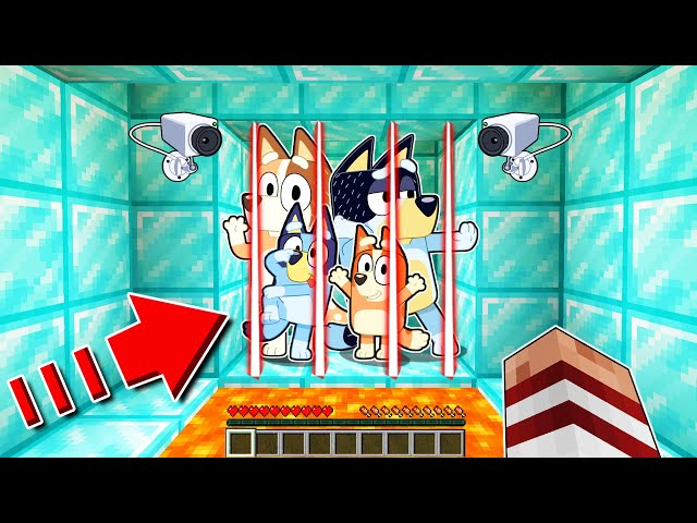 SALVAMOS A TODA LA FAMILIA DE BLUEY EN MINECRAFT