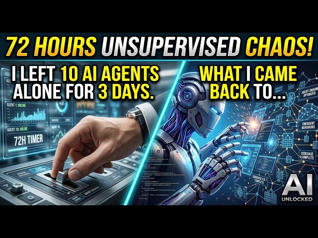 What Happens When 10 AI Agents Work Together for 72 Hours Straight?