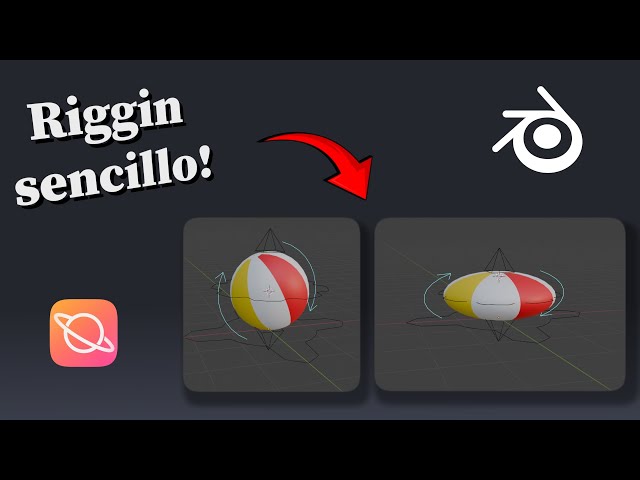 Blender tips - Easy tutorial: Rigging a ball for animation!