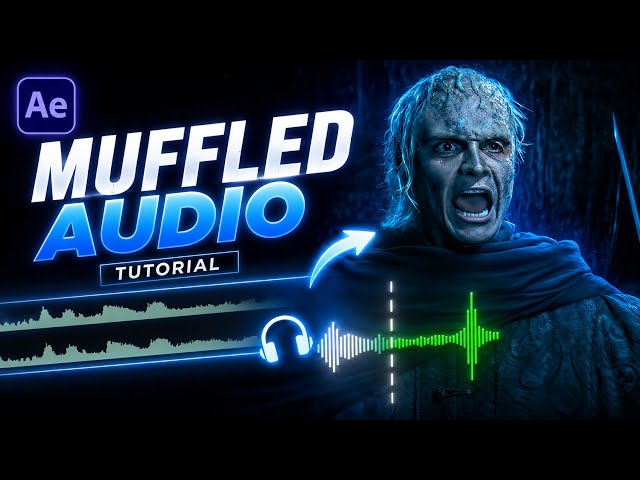Make Your Edit Audio 10x Better With These Settings! 🔥 After Effects Muffled Audio Tutorial
