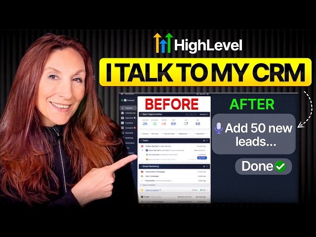 GoHighLevel + Claude Code: I Built a Voice-Controlled CRM (MCP + n8n)