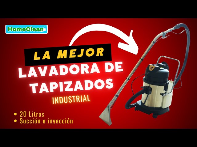 LA MEJOR ASPIRADORA Y LAVADORA DE TAPICERIA INDUSTRIAL HOMECLEAN 20 LITROS