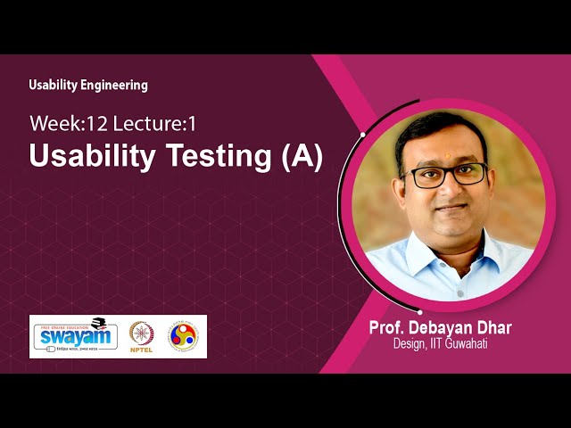 Lec 39: Usability Testing (A)