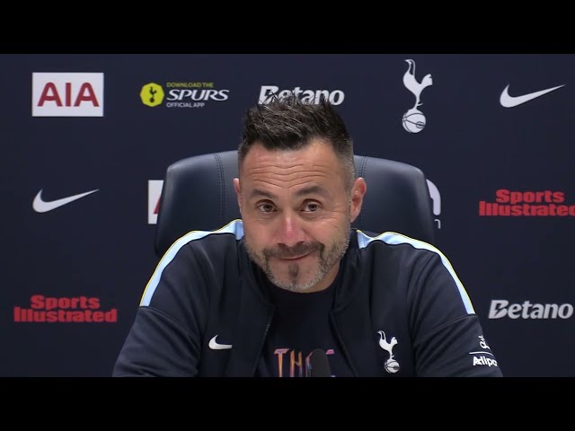 "RICHARLISON... I AM NOT RESPONSIBLE!" PRESS CONFERENCE: Roberto De Zerbi: Nottingham Forest v Spurs