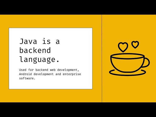 002  When Do We Need Java  Backend vs  Frontend