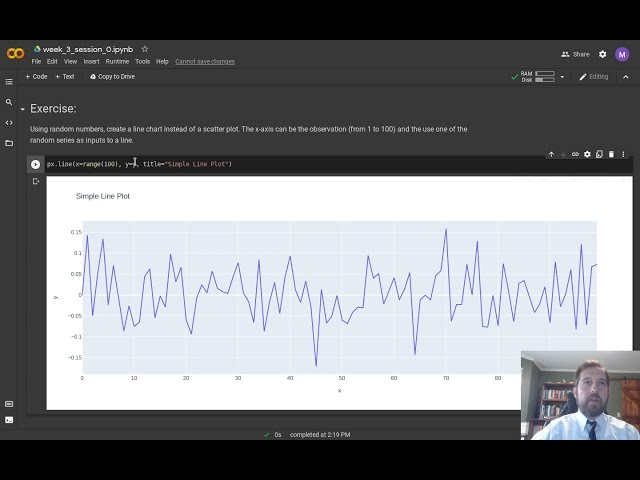 Python in Finance: Session 10 (Visualization), Exercise Solution