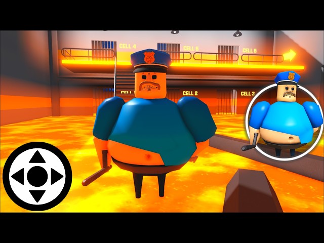 BARRY'S PRISON RUN LAVA OBBY All Morphs vs All Items Unlocked Roblox new Update