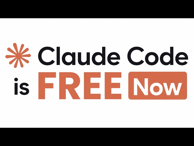 Claude Code Is FREE Now !
