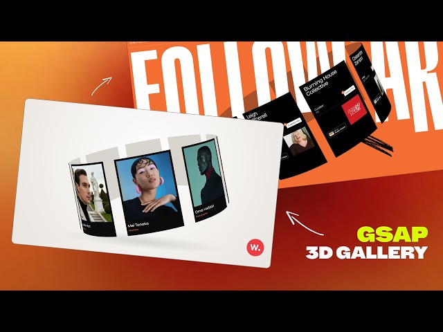 This 3D Gallery Is All Over In AWWWARDS! 🤯 (Canvas + GSAP Tutorial)