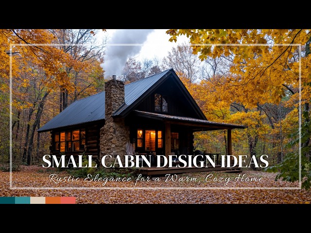 Small Cabin Design Ideas: Rustic Elegance for a Warm, Cozy Home You'll Never Want to Leave