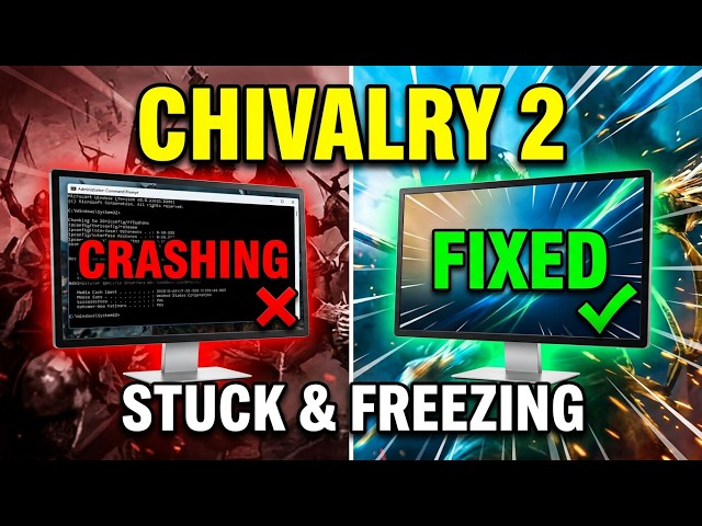 How to Fix Chivalry 2 Crashing, Freezing & Stuck Problem Windows 10/11 2026
