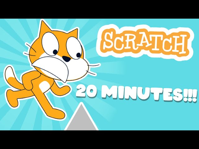 I made a PLATFORMER GAME in 20 MINUTES in SCRATCH