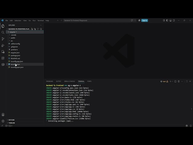 Create Angular Project Using Angular CLI