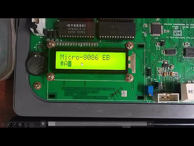 Introduction to 8086 Microprocessor lab kit & performing arithmetic operations in Assembly language