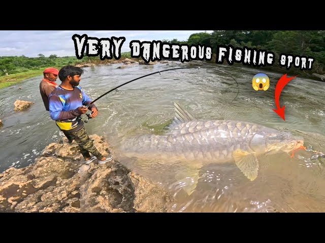Golden Fish Catching | Big Mahseer Fishing Tips | fishing techniques | Spoon Fishing | Fishing Rod 