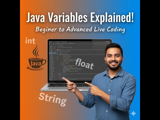 Variables In Java - Explained With Live Coding | @PerfectJava