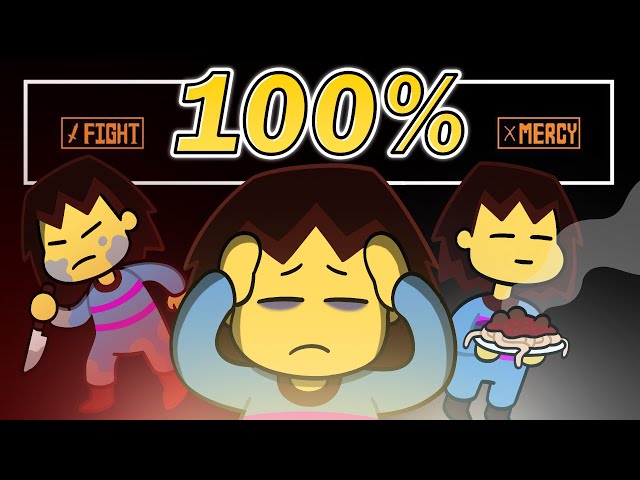 I 100%'d Undertale. It was INSANE