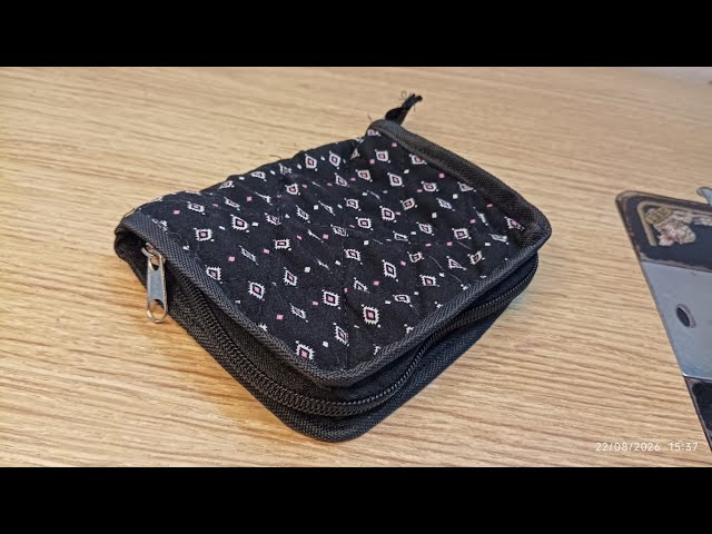 DIY Fabric Wallet at Home  | Easy No-Sew Fabric Wallet Tutorial for Beginners