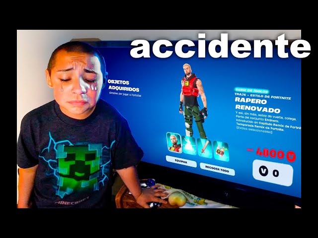 Guy Accidentally Buys Fortnite Skin... (HE CRIES)
