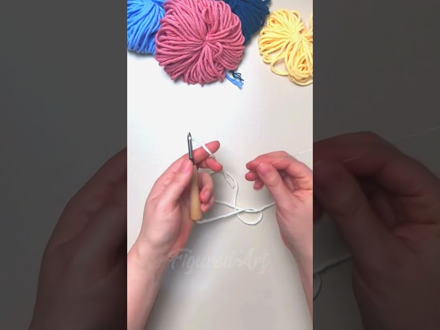 How to Thread a Punch Needle Like a Pro with the Threader from Figured'Art Punch Needle Kit #howto