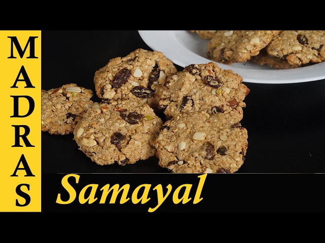 Oats Cookies Recipe in Tamil | Healthy Snacks Recipe in Tamil