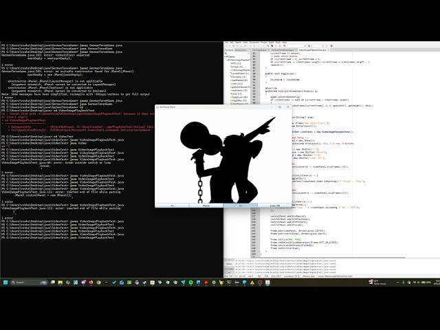 bad apple in java swing