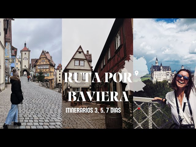 BAVARIA ITINERARIES IN 3, 5, OR 7 DAYS 🇩🇪 & THE PLACES YOU CAN'T MISS